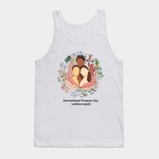 embrace equity international women's day 2023 Tank Top